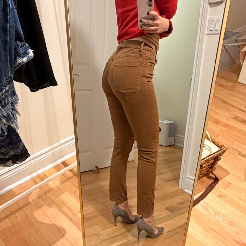 Frame Denim Women's Tan skinny Jeans 26 denim